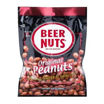 Beer Nuts Bags Original Peanuts 3 oz 12 ct