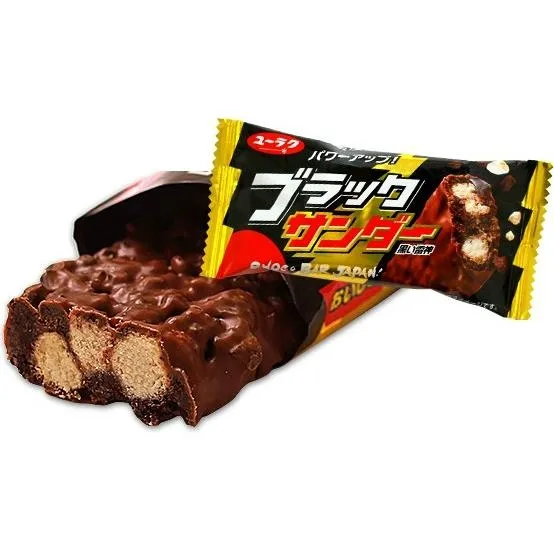 Black Thunder Japan Chocolate Cookie Bar 21g 20ct Tray