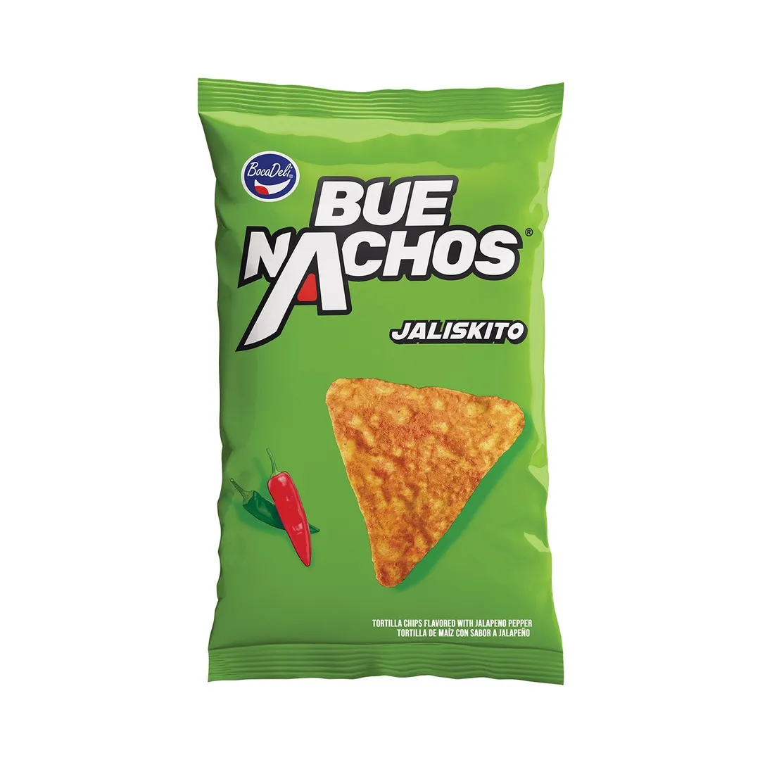 BocaDeli Bue Nachos Jalapeno Tortilla Chips Jaliskito 5.7 oz