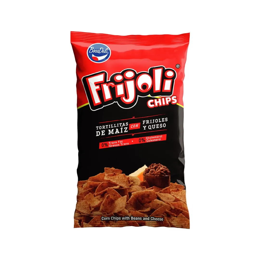 Bocadeli Frijoli Chips 5.29 oz Bean Flavored Corn chips Salvadoran