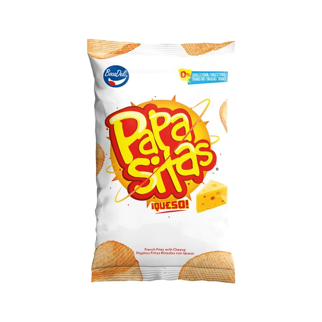 BocaDeli Papasitas Cheese Flavored Potato Chips 2.3 oz