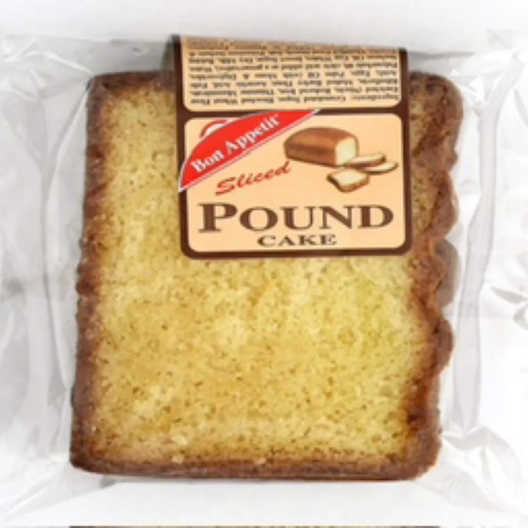 Bon Appetit Pound Cake Slice 4 oz 8 ct