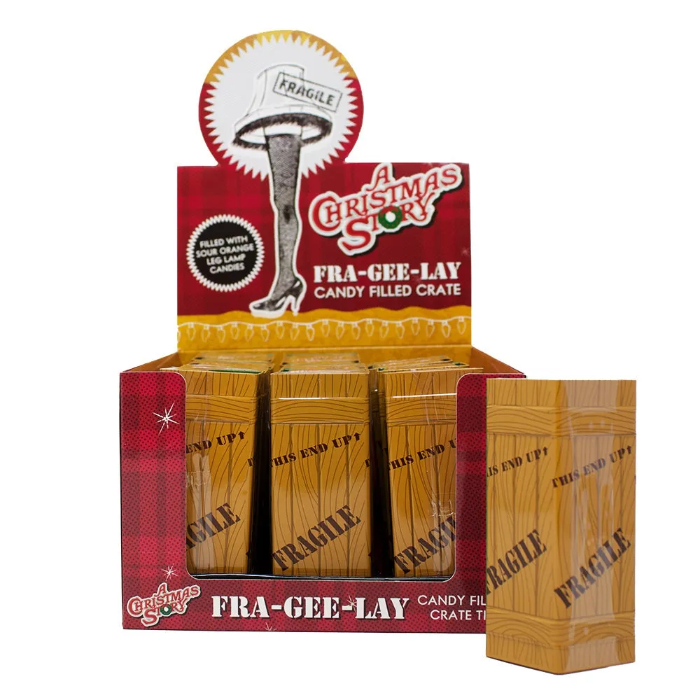 Boston America Christmas Story Fra-Gee-Lay Fragile Crate 12ct
