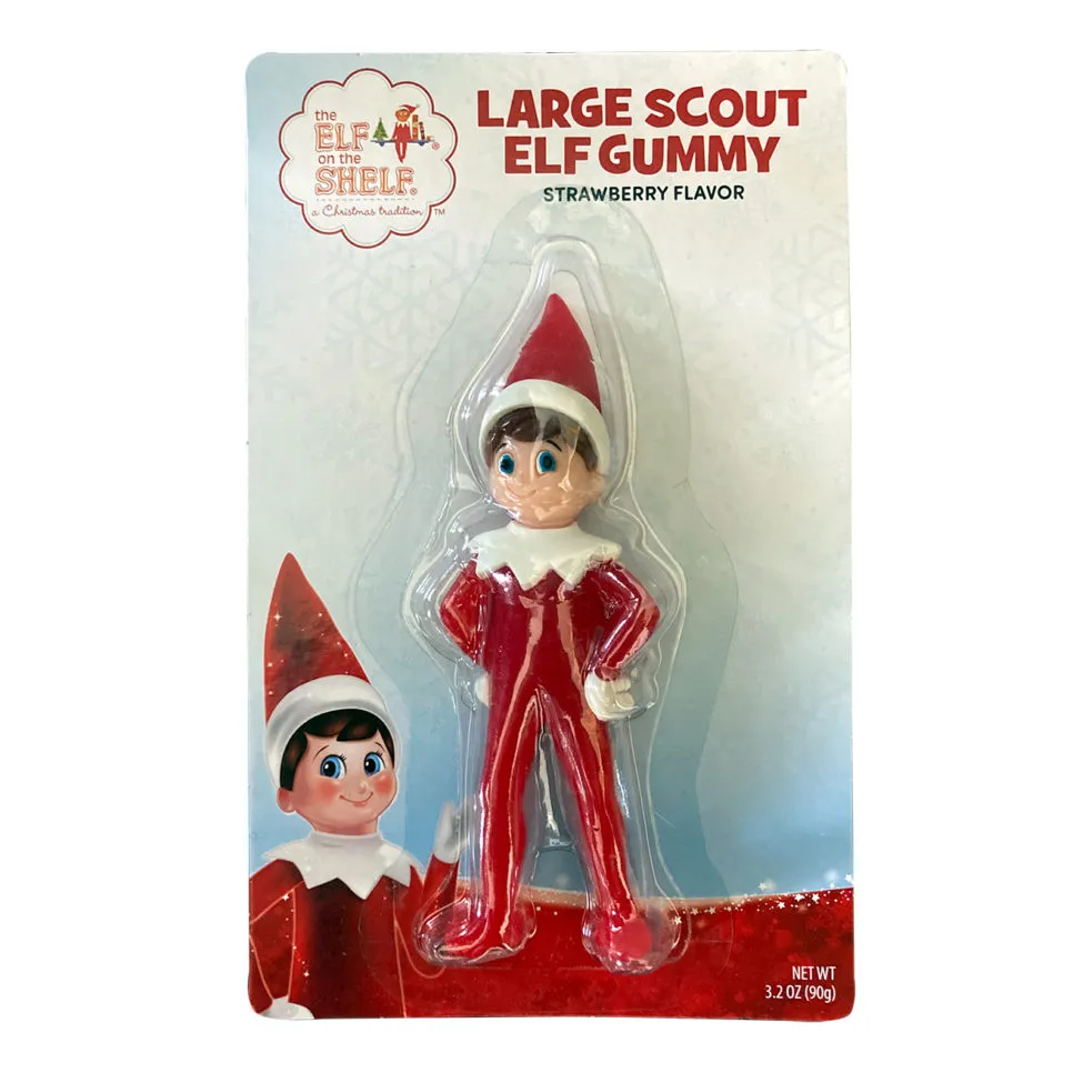 Boston America Scout Elf Shelf Large Christmas Gummy 3.2 oz 6"