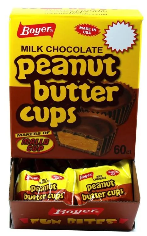 Boyer Milk Chocolate Peanut Butter Cup 60 ct Changemaker Bites