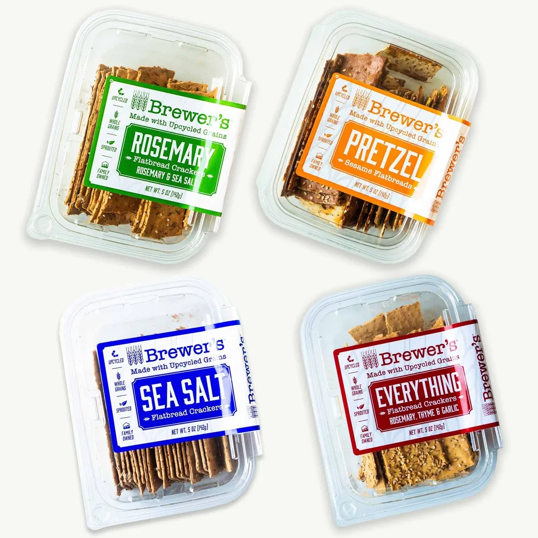 Brewers Flatbread Cracker 4 Flavor Variety Pack 5oz Each 4 ct