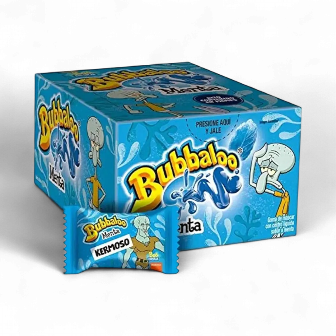 Bubbaloo Mint 47 Pieces Gum Mexican Candy