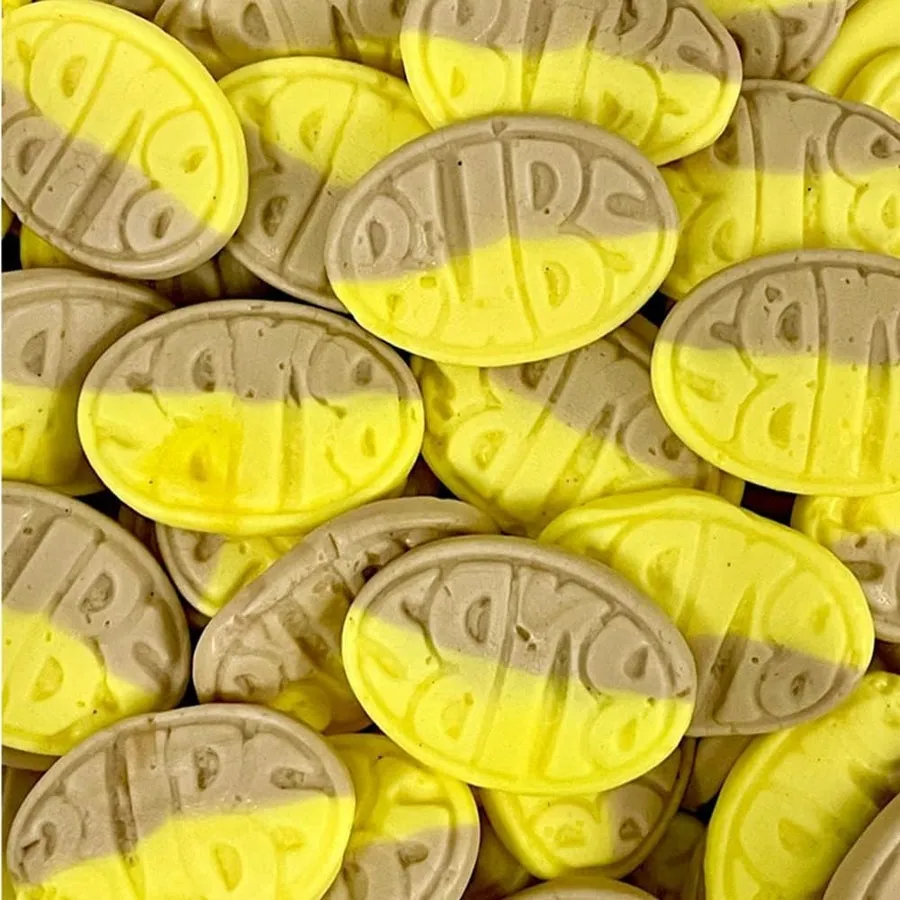 Bubs Swedish LARGE Oval Candy Banana 6.6 lb