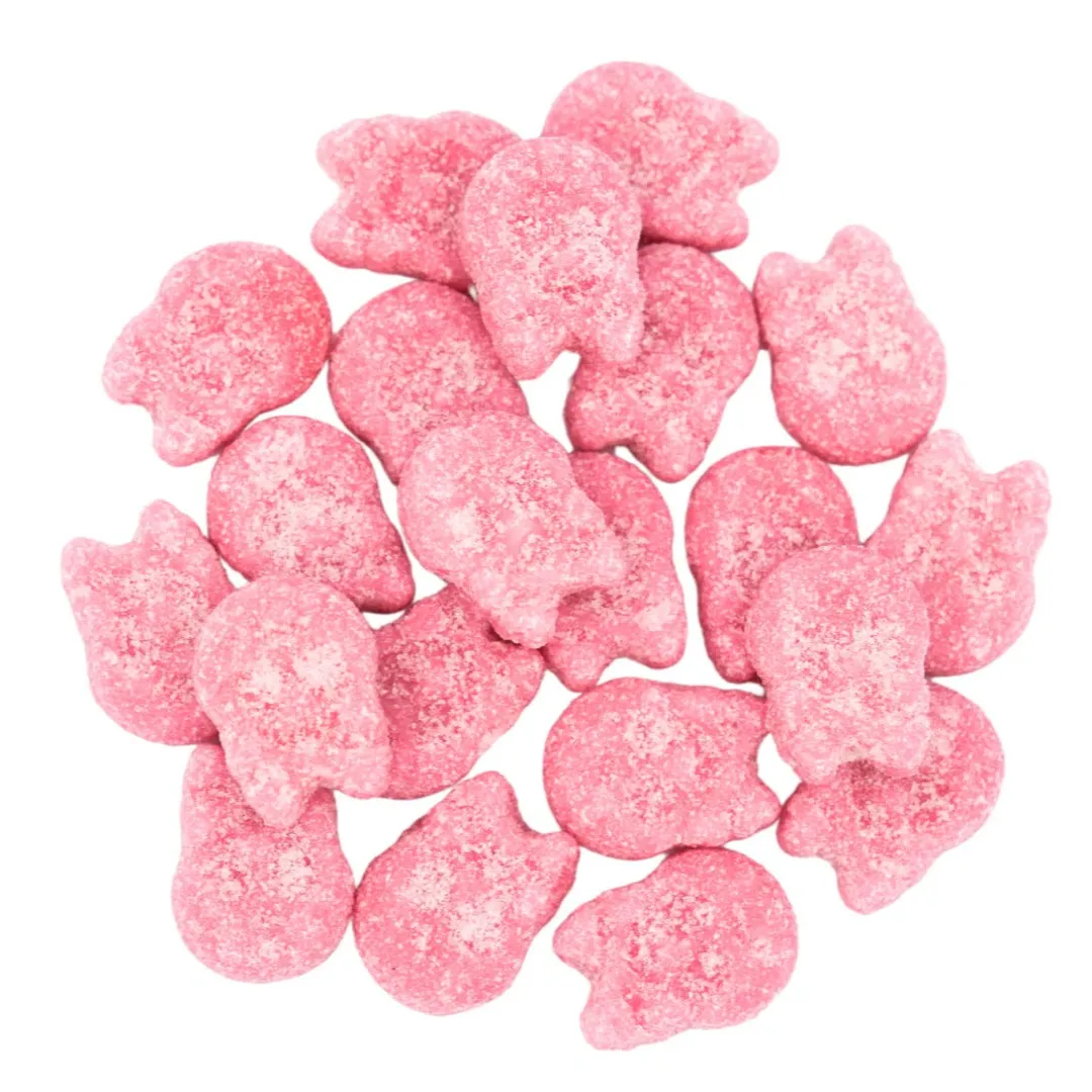 Bubs Swedish Mini Raspberry Gummy Skulls 2.2 lb