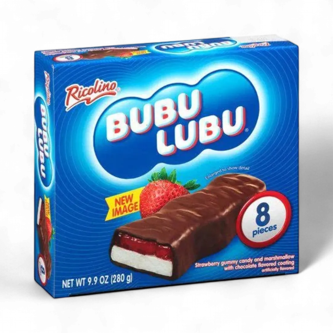 Bubu Lubu Strawberry and Marshmallow with Chocolate 8 Count