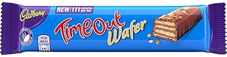 Cadbury Import Timeout Milk Wafer 3.79 Oz Single Pack