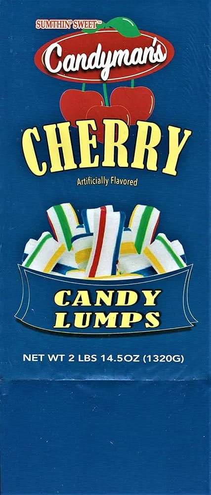 Candyma 2 Lb Cherry Candy Lumps Box