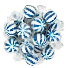 Candyman Jumbo Blue Raspberry Balls 120 Ct 2.64 Pound