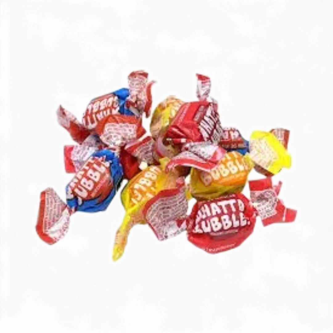 Canels WhattaBubble Bubble Gum 6 Pound Bag Individually Wrapped Bulk