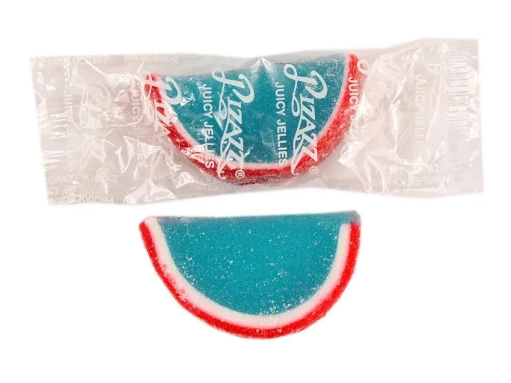 Cavalier Blue Raspberry Fruit Jelly Slice Wrapped 2lb Pizazz