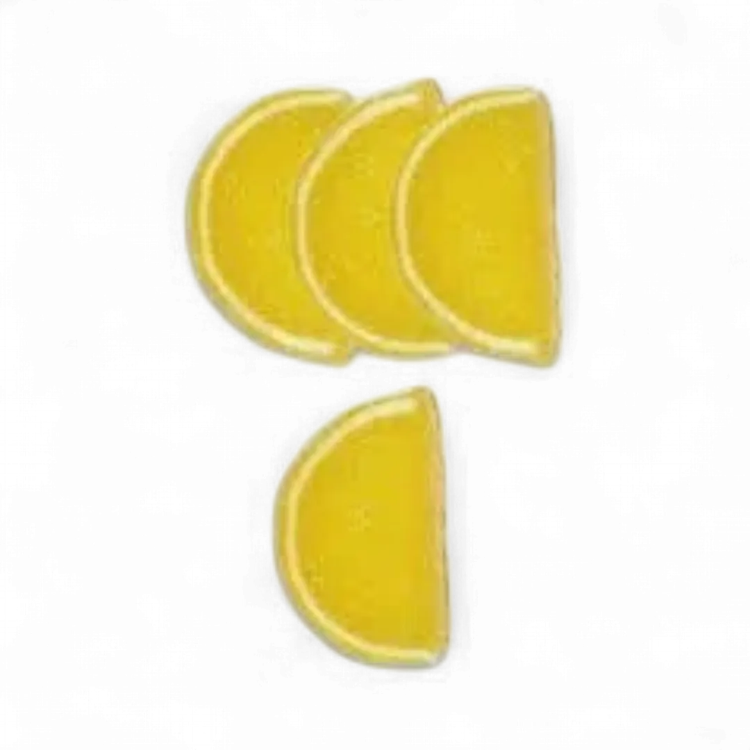 Cavalier Lemon Fruit Slices Unwrapped 5 Pound Box