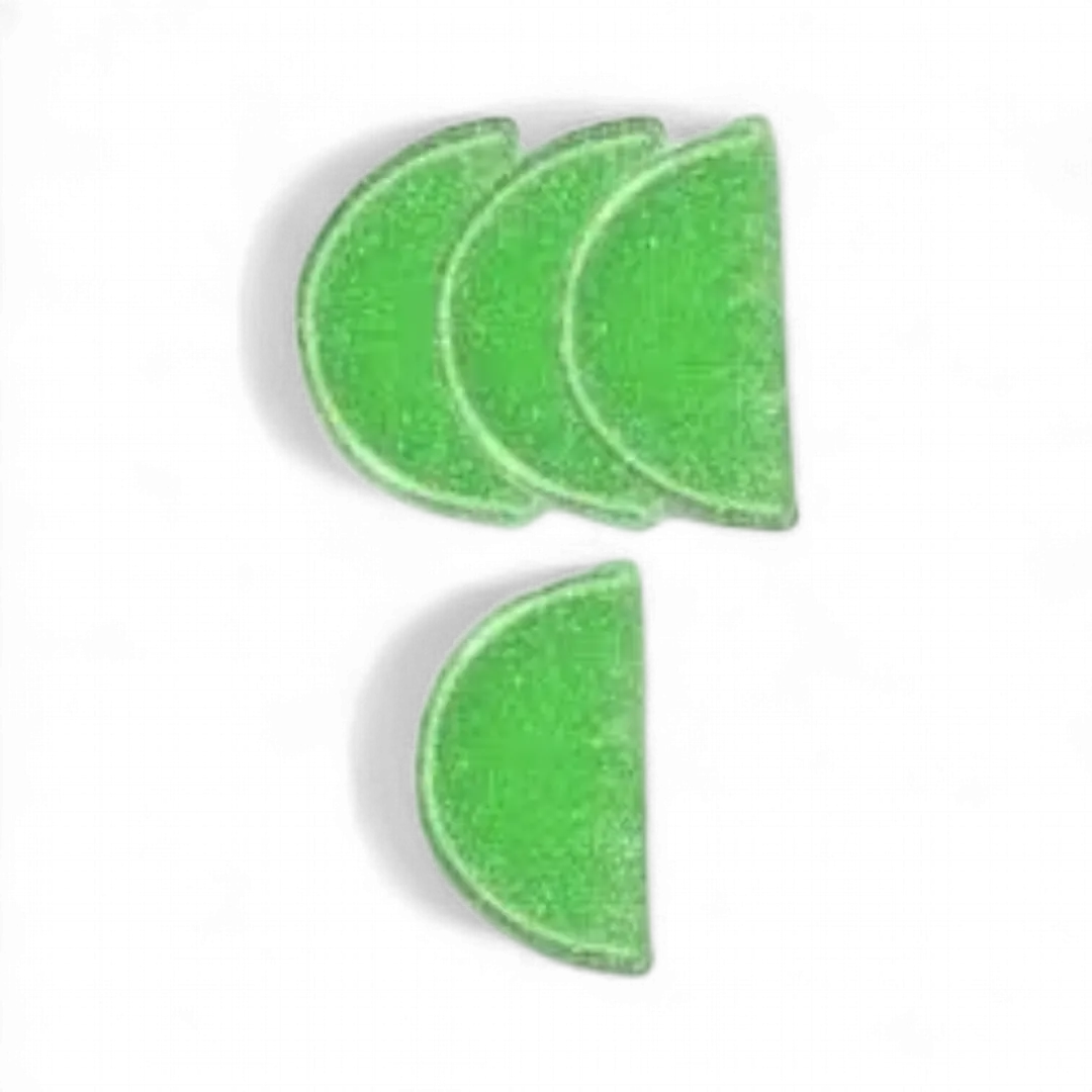 Cavalier Lime Fruit Jelly Unwrapped Fruit Slices 5 Pound Box