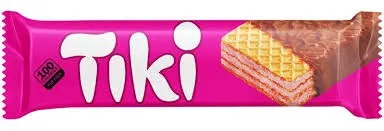 Charles Chocolates Import Tiki Chocolate Strawberry Wafer .92 oz 16ct