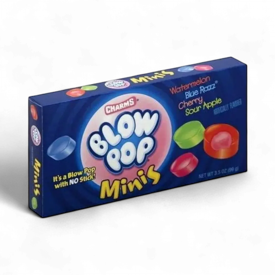 Charms Blow Pop Minis 3.5 ounce 12 ct theater box