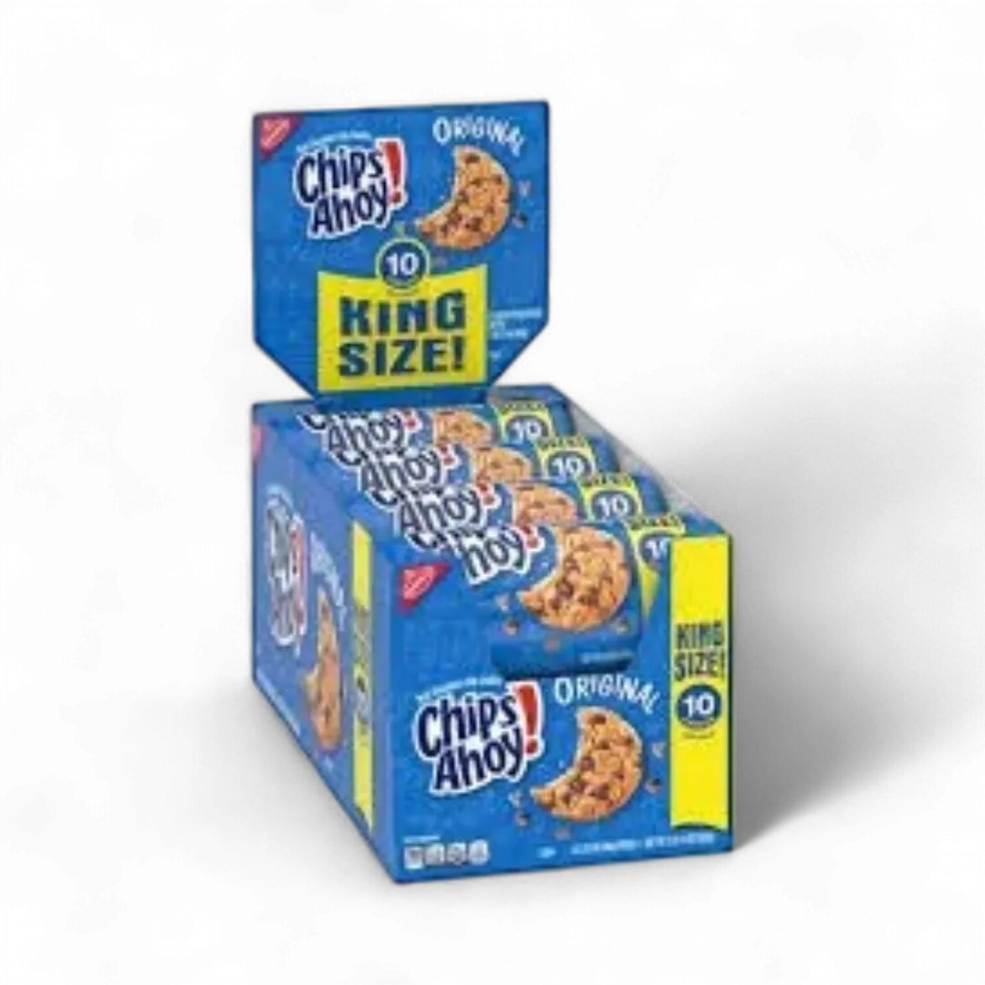 Chips Ahoy King Size 8 Count 3.75 Ounce 10 Cookies Per Pack