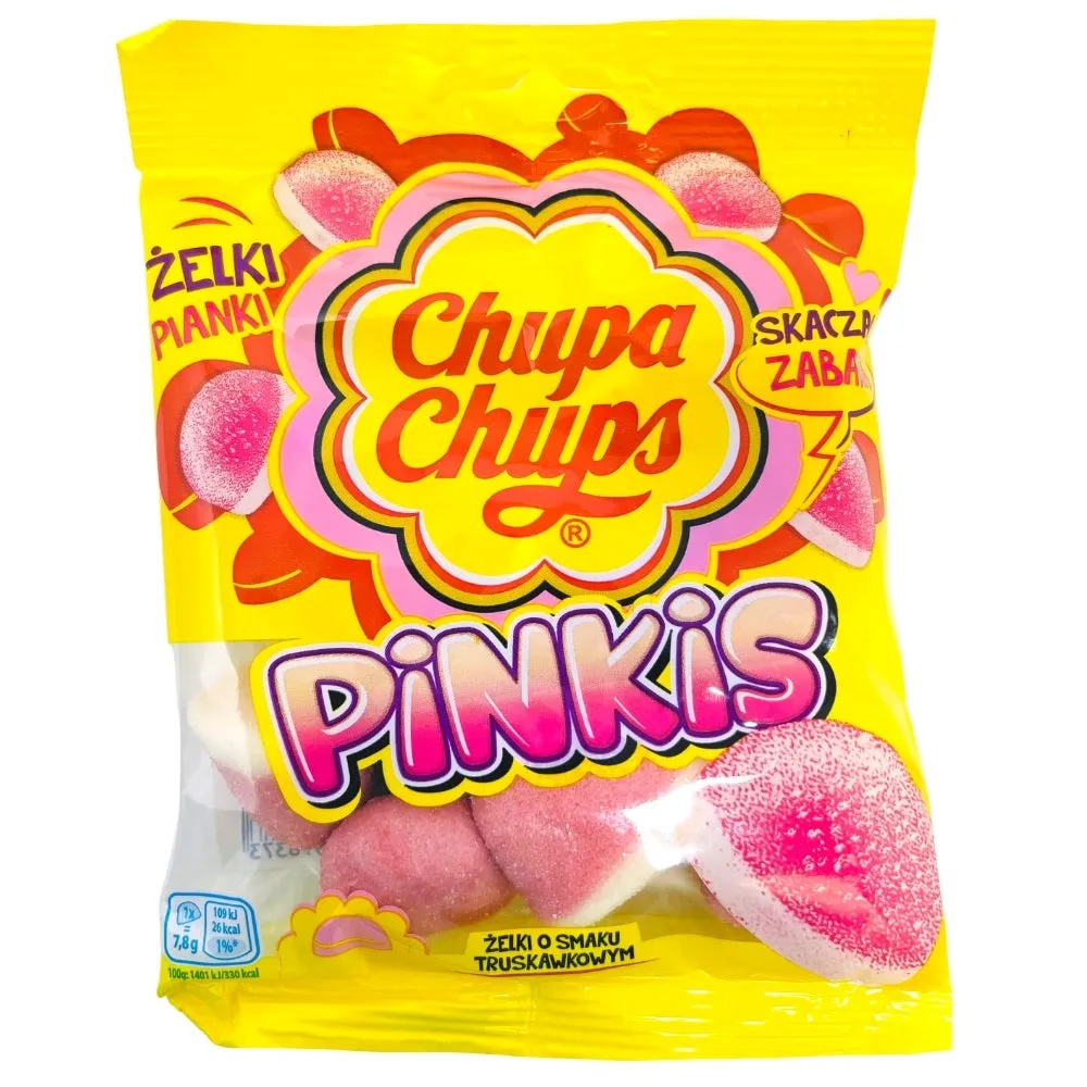 Chupa Chups Import Pinkis Gummies Fruit Juice 90g 15ct