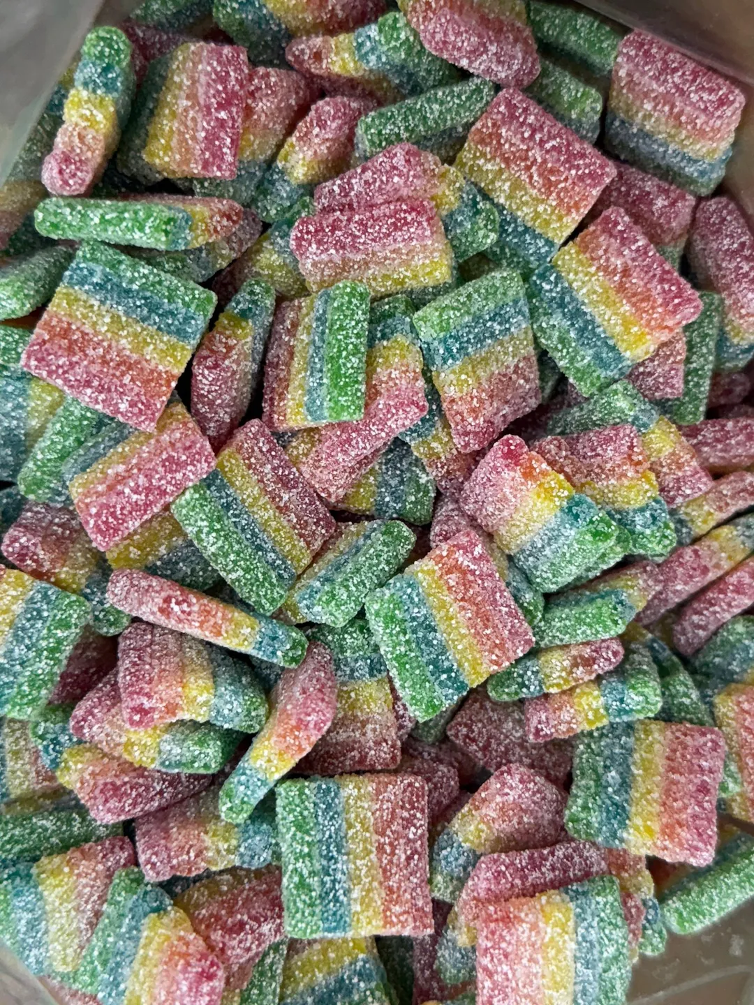 Chupa Chups Mini Rainbow Sour Bite Belts Candy 3.5 lb IMPORT
