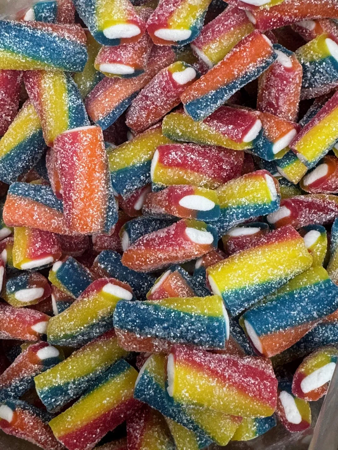 Chupa Chups Mini Rainbow Sour Tubes Chewy Candy 3.5 lb IMPORT