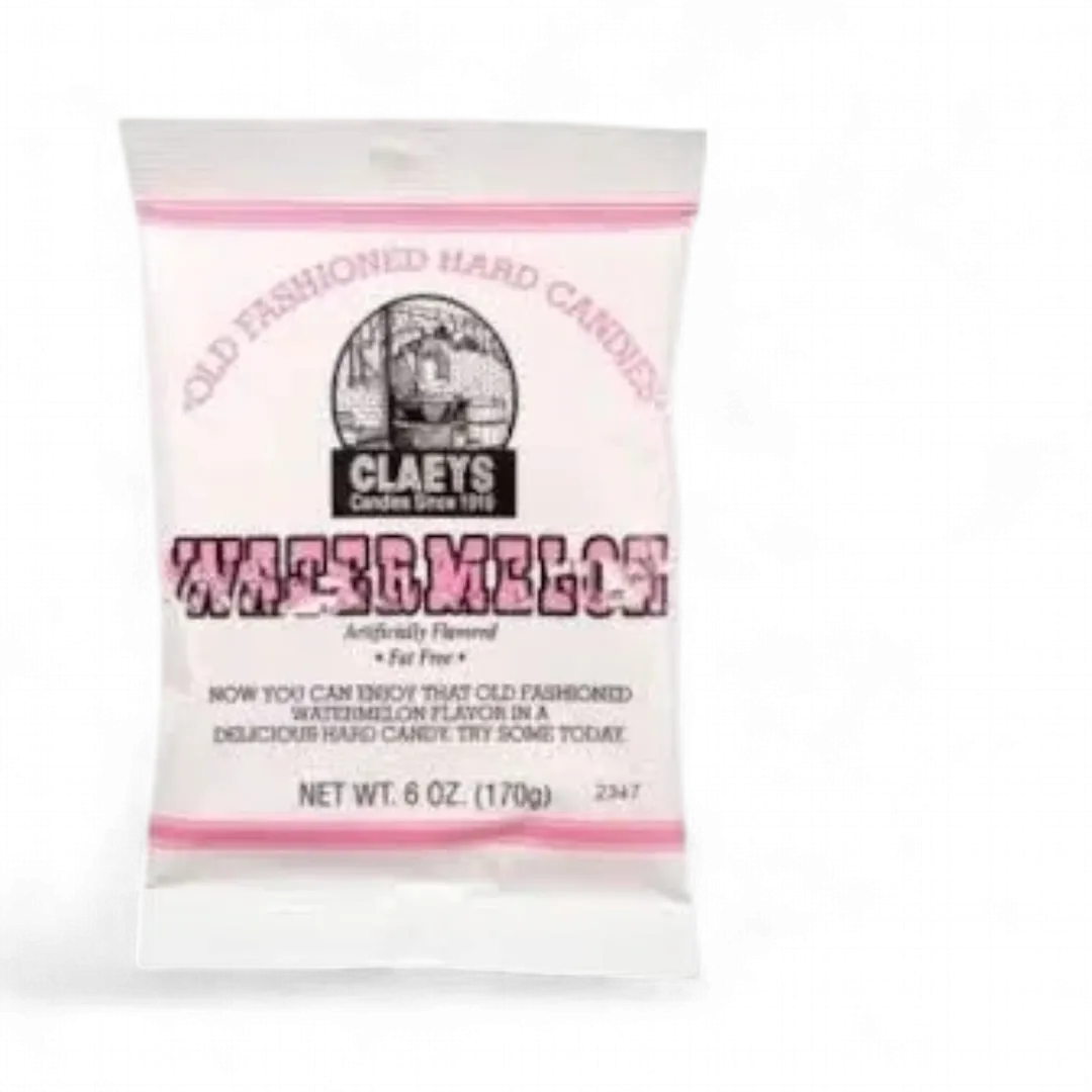 Claeys Watermelon Hard Candies 12 Count 6 Ounce