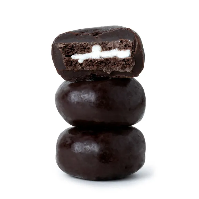 Clever Mini DARK Chocolate Covered Sandwich Cookies 2.5 lb