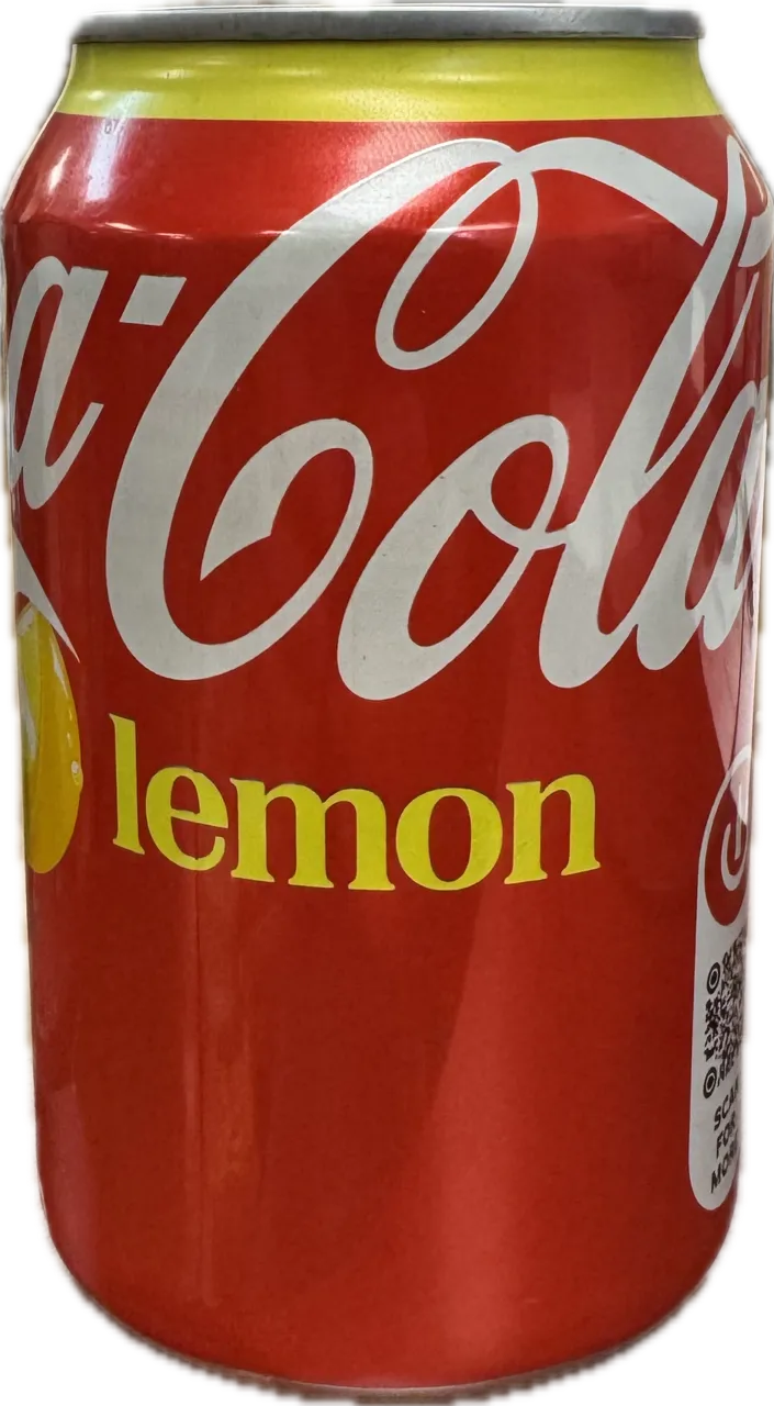 Coca Cola UK Import Coke Lemon Soda Can 330ml 12 ct