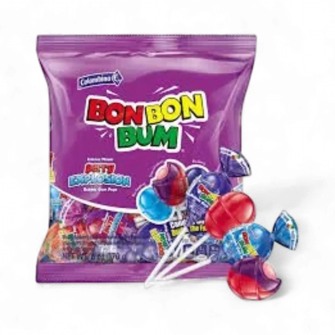 Colombina Berry Explosion Lollipops 4.75 Pound Bag Bulk