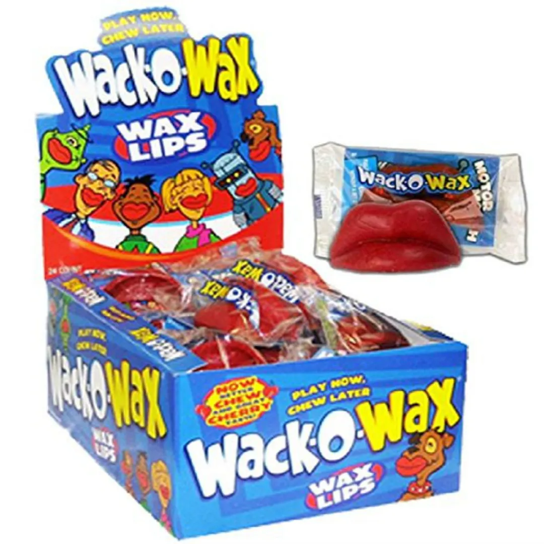 Concord Wax o Wax Gummy Lips Cherry Red 24 ct Tray