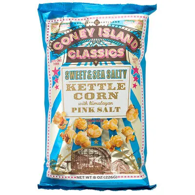 Coney Island Classics Sweet Salty Kettle Poporn Pink Salt 8 oz