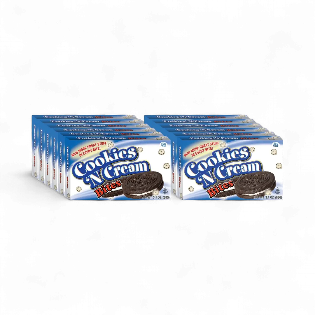 Cookies N' Cream Bites 3.1 ounce 12 count theater box
