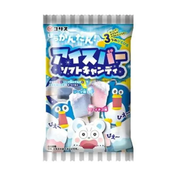 Coris Japan Ice Bar Dip Candy Strawberry & Soda 1.73oz 10ct