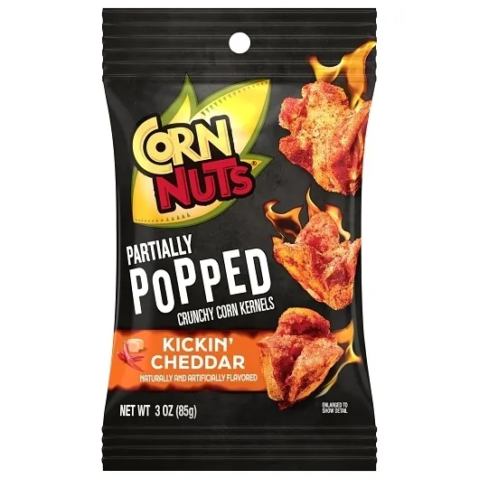 Corn Nuts Partially Popped Movie Theater Butter 3 oz 12 ct