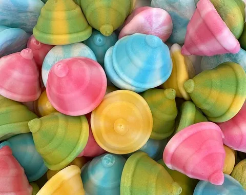 Damel Swedish Foamy Unicorn Poop Tie Dye Candy 2.2 lb