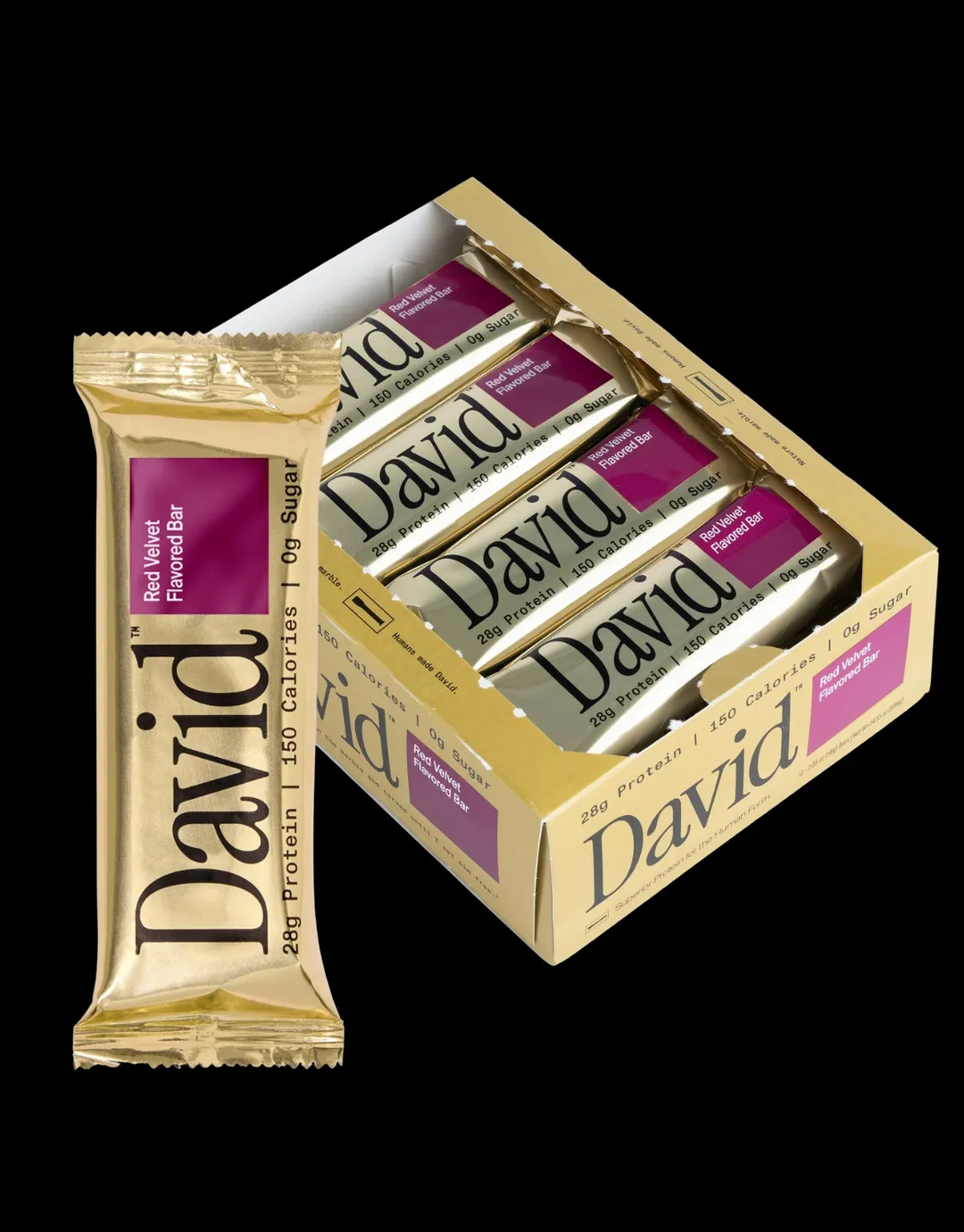 David High Protein Bars No Sugar RED VELVET 2.29 oz 12 ct