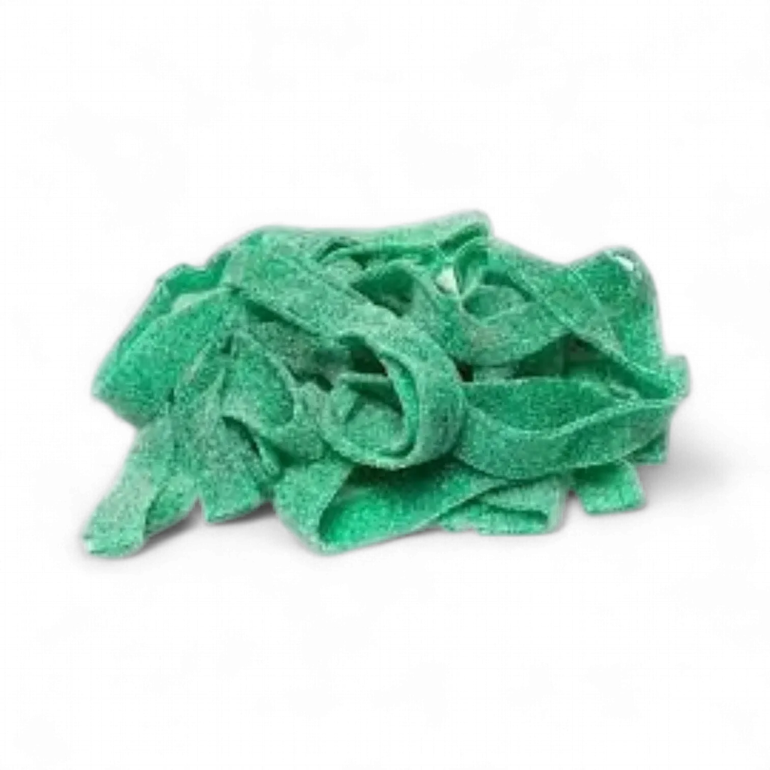 Dorval Sour Power Belts Green Apple Candy Bulk 6.6 lb bag