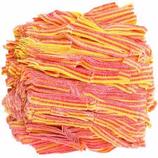 Dorval Sour Power Belts Strawberry Banana 6.6 Pound Bulk