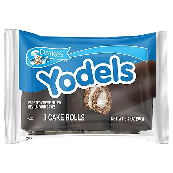 Drakes Yodels Creme Filled Devil Cakes Triple Pack 3.4oz 4ct