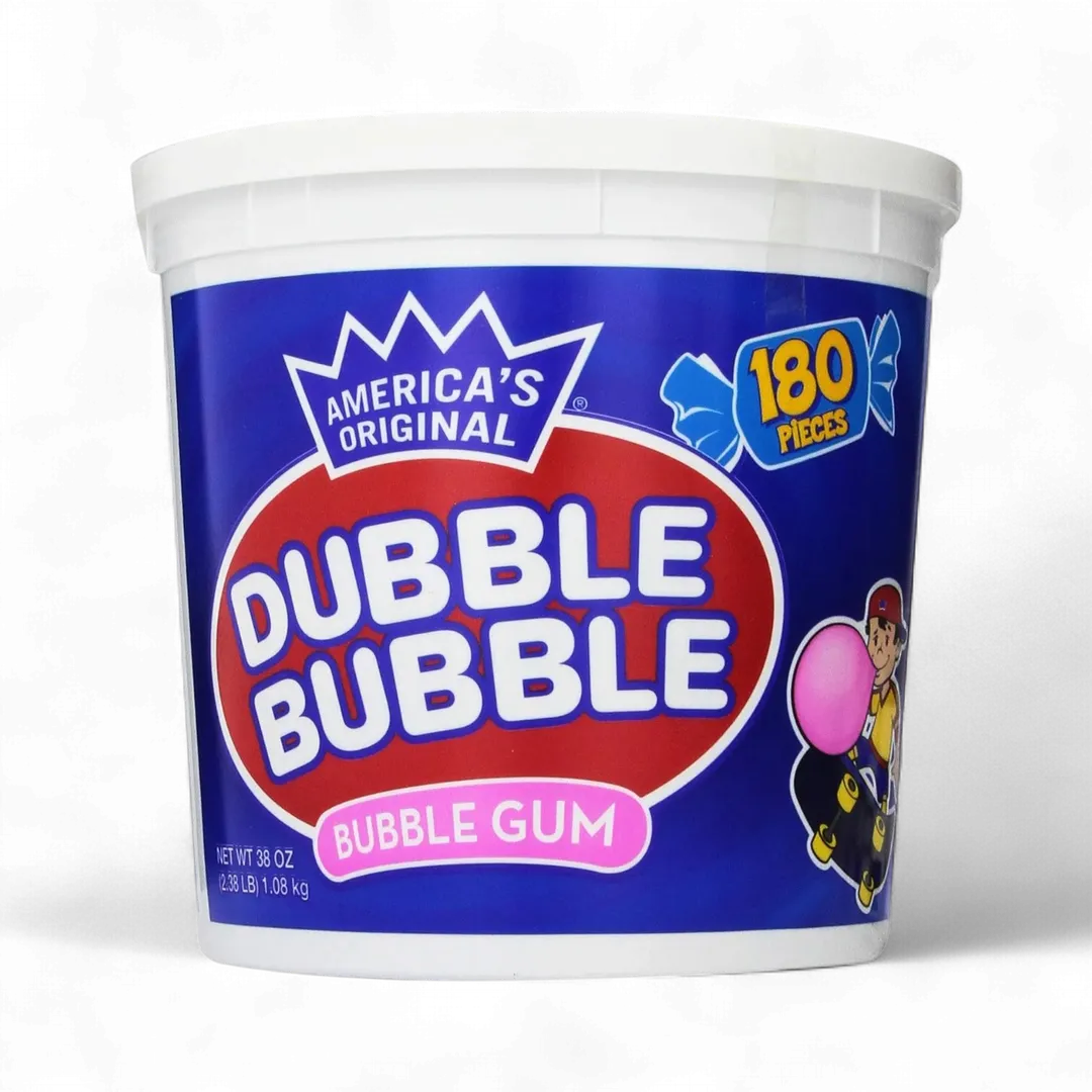 Dubble Bubble Gum 180 Piece tub