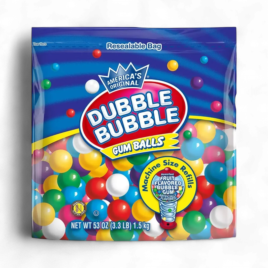 Dubble Bubble Gum Balls 53 Oz