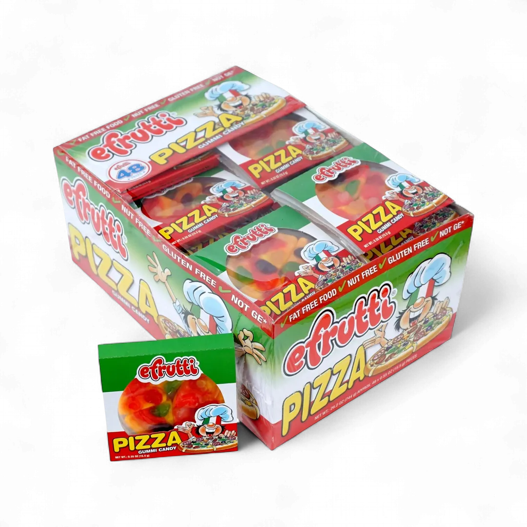 Efrutti Gummi Pizza Candy 48ct