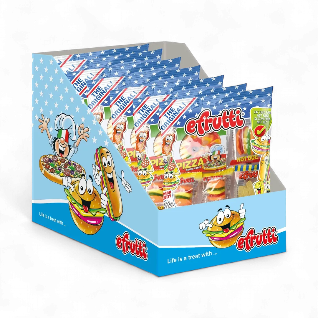 Efrutti Lunch Bag Gummi Candy 2.7 oz 12 Count