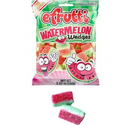 Efrutti Watermelon 12 Ct 3.5 Oz Wedges Bags