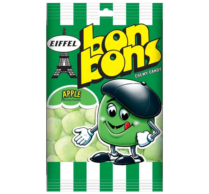 Eiffel Bonbons Chewy Candy Apple 4 Oz