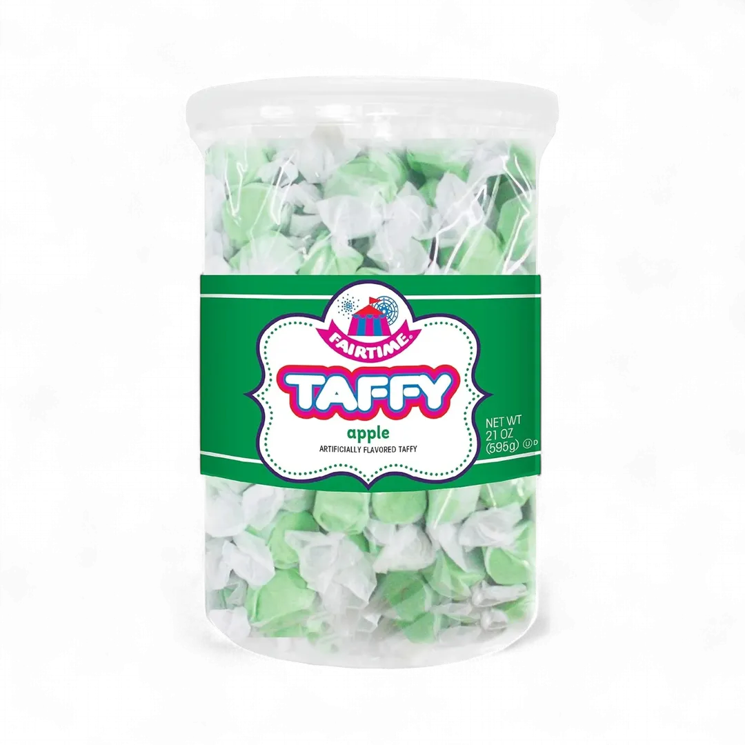 Fairtime Taffy Apple 2 POUND TUB 80 PIECES