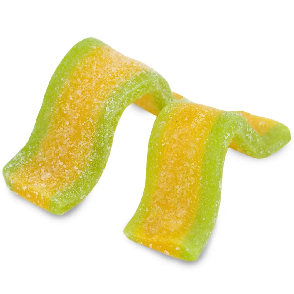Fini Sour Mango Medium Gummy Belts Chips 2.2 lb Kosher Parve