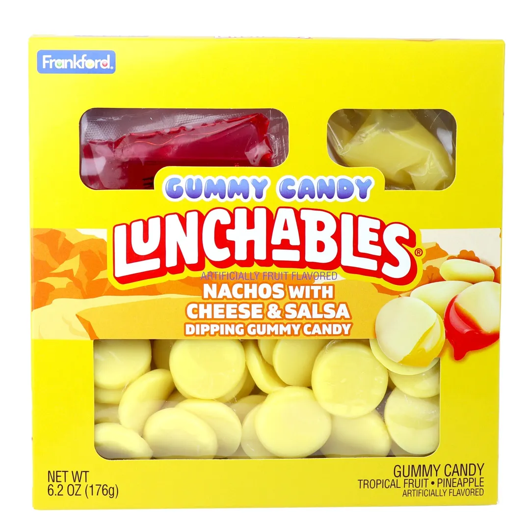 Frankford Lunchables Gummy Nachos Candy 6.2 oz Tray